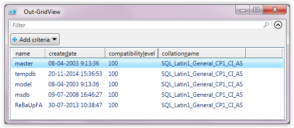 PowerShell SQL Server Free Query Result